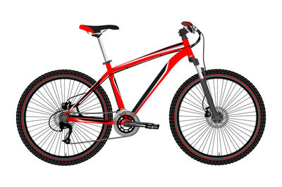 山地自行车矢量图片-矢量红色山地自行车设计素材-高清图片-摄影照片-寻图 .