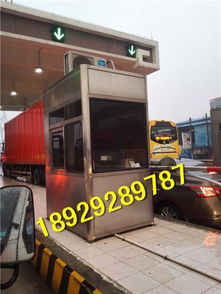 梧州长洲区与苍梧不锈钢单向高速收费亭的专业制造